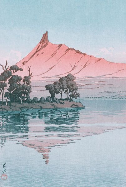 Photocircle Poster / Leinwandbild - Artwork by #1 by Hasui Kawase