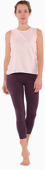 YOIQI Shirt ärmellos mit weitem Schnitt aus biologischer Baumwolle