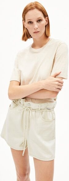 ARMEDANGELS LUALAA LINEN BLEND Damen T-Shirt aus Leinen-Mix