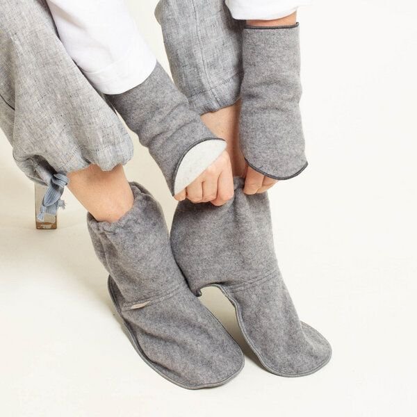 nahtur-design Fuß- und Pulswärmer aus 100% Schurwolle | natürliche Wärme