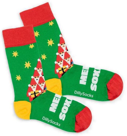 DillySocks Socken Santaception aus Biobaumwoll-Mix
