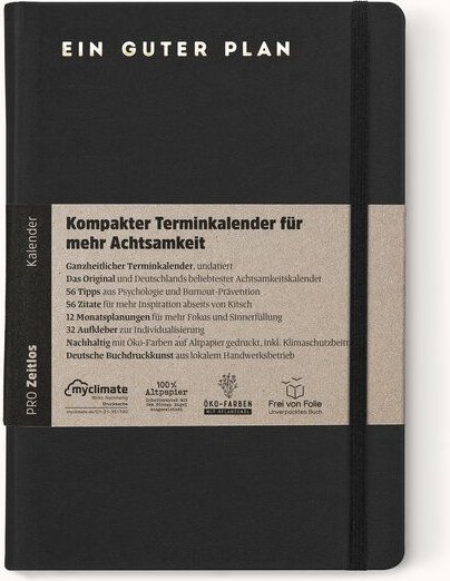 Ein guter Plan Pro Zeitlos – Kompakter Terminkalender für mehr Achtsamkeit (undatiert)