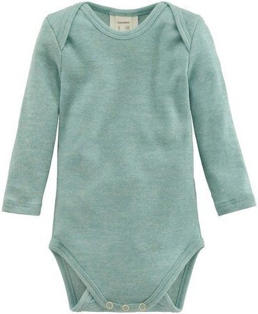 hessnatur Langarmbody aus Bio-Baumwolle mit Merinowolle und Seide