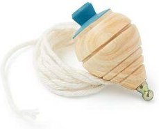 Mini-Kreisel aus Holz mit Schnur von Me&Mine