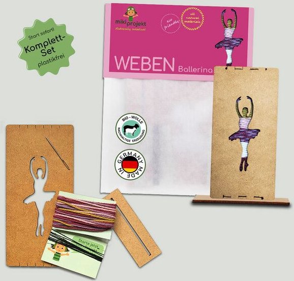 mikiprojekt Bastelset Ballerina weben
