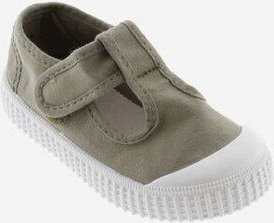 Victoria vegane Kinder-Klett-Sandalen – Canvas Straps Sandals