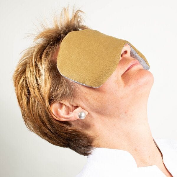 nahtur-design Augenmaske zur Entspannung aus Leinen