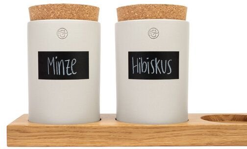 klotzaufklotz Vorratsdosenregal Eiche