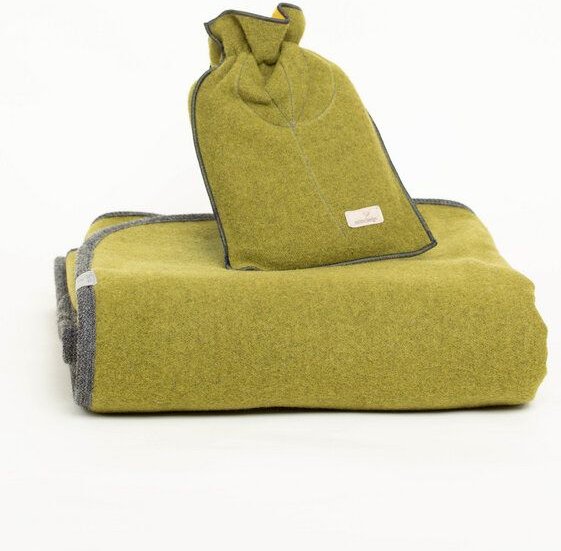 nahtur-design Lodendecke + Ökowärmflasche im Set