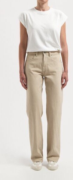 MUD Jeans Damen Jeans "Jamie Mid Loose Flow - Sand"