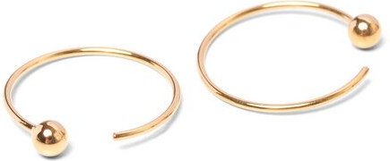 Jonathan Radetz Jewellery - Creole SPHERE, Gold 585, 14 Karat, Durchmesser 20 - 30 mm, Handmade in Germany