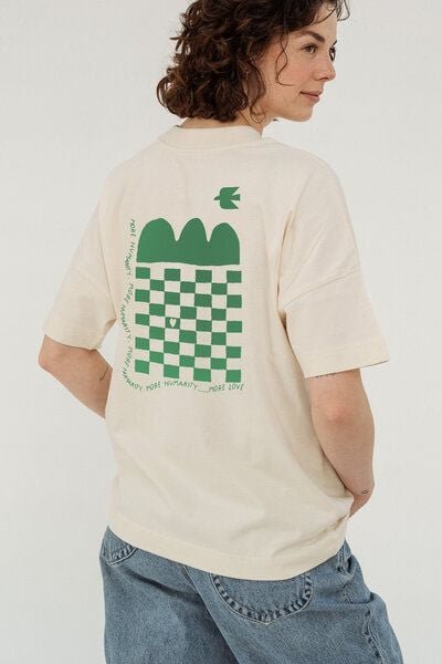 Kultgut Artdesign - Biofair- Oversize Shirt / More Humanity