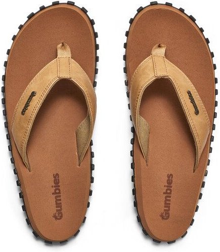 GUMBIES Vegovert - Nachhaltige Zehentrenner mit weichem Fußbett aus EVA-Schaum mit Algen