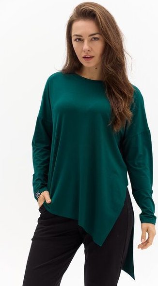 Bluse Seki – Basic-Bluse mit langen Ärmeln – Boot-Ausschnitt – Viscose mit Elasthan – Fair produziert in Polen – KOKOwor...