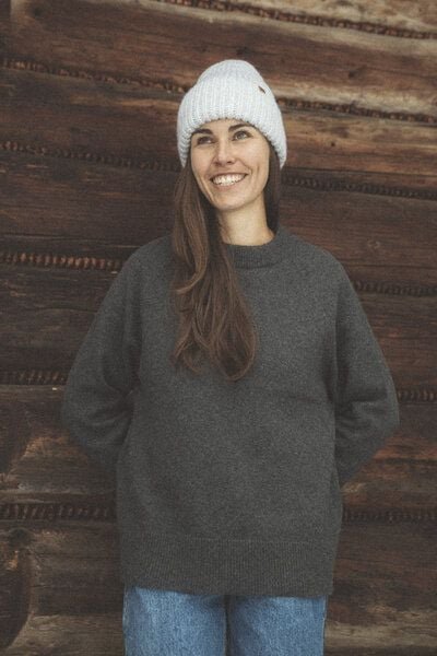 Thumbnail - Kopyto BARIBAL - Damen Oversize Boxy Stickpullover aus Merino-wolle RWS- zertifiziert