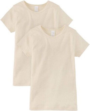 hessnatur Kurzarmhemd PureNature 2er-Set aus reiner Bio-Baumwolle