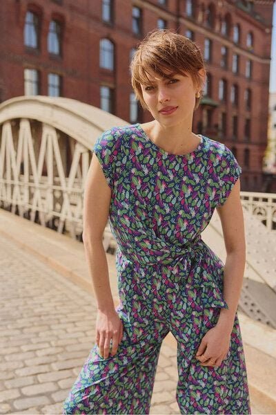 TRANQUILLO Jerseyoverall Finaa aus EcoVero Viskose (1090001)