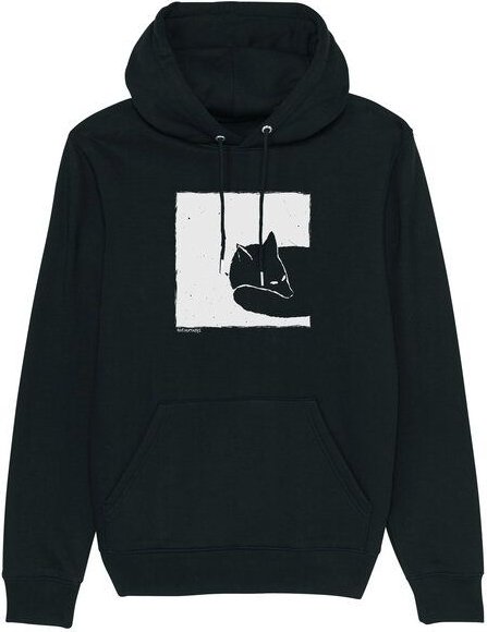 ilovemixtapes Fox in a box Unisex Hoodie Kapuzensweater aus Bio-Baumwolle