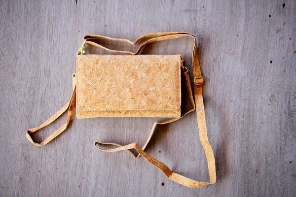 BY COPALA Portemonnaie aus Recycling-Kork, Vegan, Brieftasche, Clutch