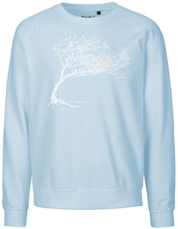 Peaces.bio - handbedruckte Biomode Bio Damen-Sweatshirt Loose Fit Windy Tree