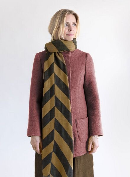 Djian Schal aus Merino-Wolle – BOLD STRIPES – mulesingfrei