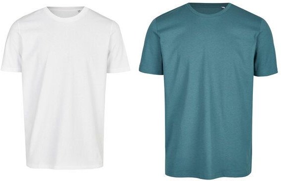 Brandless Basic Bio T-Shirt (Men Nr.3 ) Doublepack GOTS