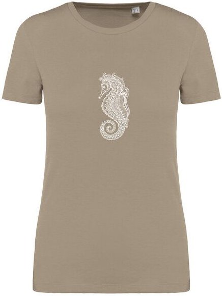 Brandless Basic Bio T-Shirt (ladies) Nr.4 Seepferd 155 g/m² XS- XXL