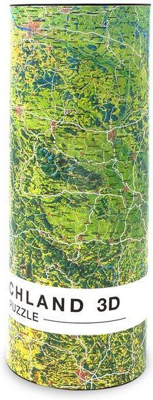 Extragoods Deutschlandkarte in 3D, Puzzle 1000 Teilen, Deutschland Puzzle