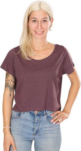 Life-Tree Ecovero Shirt für Damen "Basic" in Fern Green/Mulberry