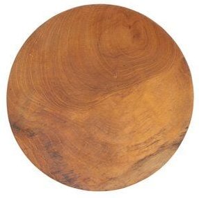 Originalhome Handgefertigte Teakholz Teller, S – zero waste, vegan & fair produziert.