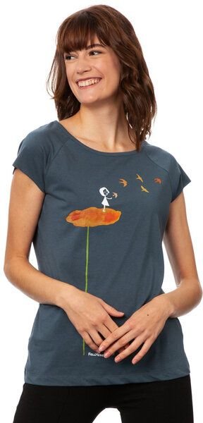 FellHerz Damen T-Shirt Schwalbenzug Bio Fair