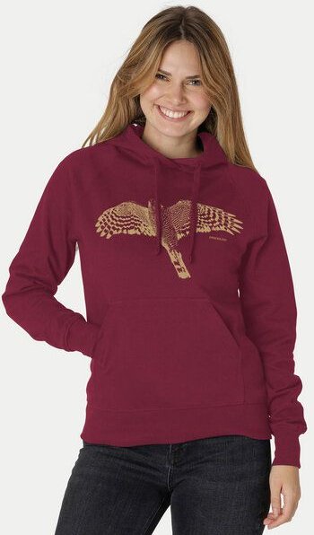 Peaces.bio - handbedruckte Biomode Bio-Hoodie Sperber Damen