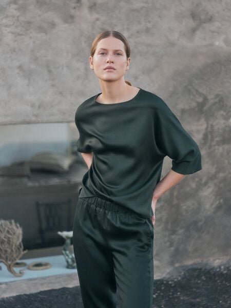 LANIUS 3/4 Arm Bluse aus TENCEL