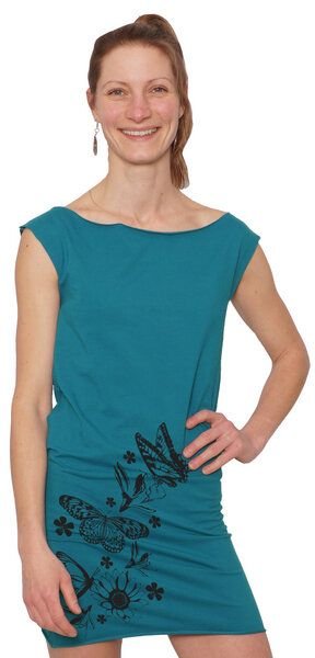 HANDGEDRUCKT "Frühlingsboten" Bio-Kleidchen