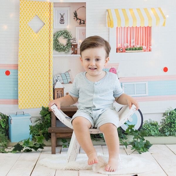 Baby Strampler, gestreift 'OrganicEra' aus Bio-Baumwolle