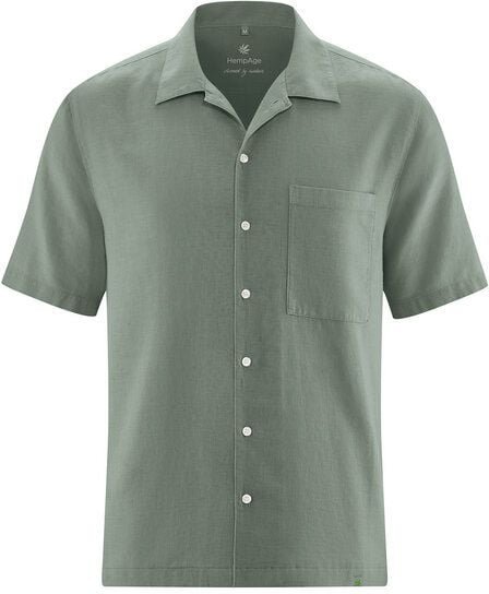 HempAge Kurzarmhemd Hanf/Biobaumwolle