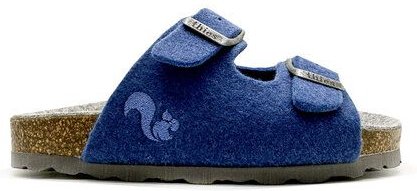 Vegane "thies ® Kids PET Sandale" aus weichem Filz