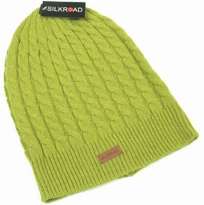 Silkroad - Diggers Garden SILKROAD Mütze - Strickmütze mit Zopfmuster Beanie aus 100% Lammwolle