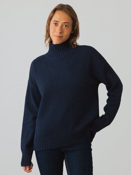 Honest Basics Mock-Pullover