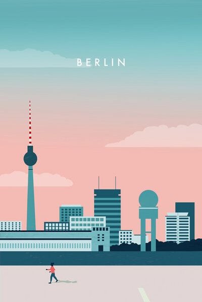 Photocircle Wandbild / Kunstdruck / Poster / Leinwand - Berlin