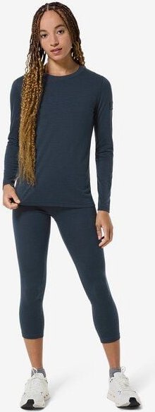 super.natural W CASUAL RIB BIO J LS für Damen, nachhaltig, Merino