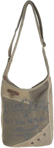 Sunsa Canvas Umhängetasche Vintage Crossbody Hobo Tasche schwarze Schultertasche