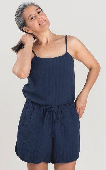 erlich textil Fiona lange Mousseline Hose aus Bio-Baumwolle, made in Europe