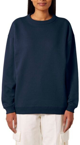 YTWOO Modernes Oversized Damen Crewneck Sweatshirt aus 100% Biobaumwolle