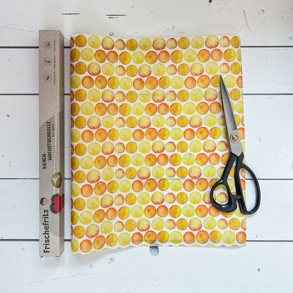 Kumanu - von Natur aus gut Bienenwachstuch-Rolle "Frischefritz" | 34x130cm