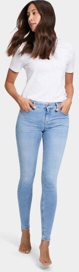 FUTURE:PEOPLE. 08:00 SKINNY FIT - MID WAIST- Damen Jeans aus leichtem Stretch-Denim aus Bio-Baumwoll/ Tencel-Mix (30800 ...