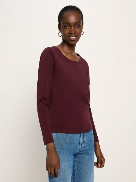 LANIUS Langarmshirt (GOTS) aus Bio-Baumwolle