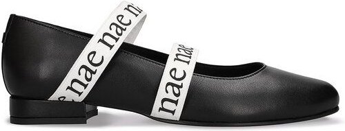 Nae Vegan Shoes NAE - Aure Schwarz Vegane Ballerinas aus Apfelleder