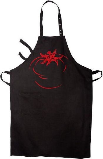 HANDGEDRUCKT "Tomate" Latzschürze