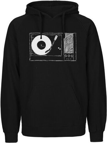 ilovemixtapes Fair gehandelter Männer Bio Hoodie "Plattenspieler"